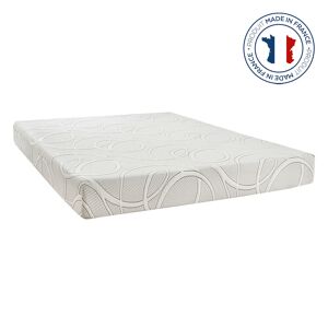 HOMCOM Matelas 140 x 190 21 cm d'épaisseur avec mousse mémoire de forme microcapsules de gel rafraîchissant fabriqué en France