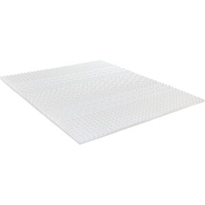 HOMCOM Surmatelas 160 x 200 mémoire de forme 4cm d'épaisseur 2 places - fabriqué en France