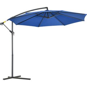 Outsunny Parasol déporté octogonal inclinable rabattable diamètre 3 m parasol