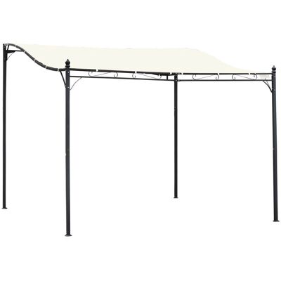 Outsunny Pergola tonnelle de jardin auvent 2,97 x 2,97 m