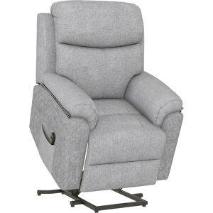 HOMCOM Fauteuil releveur inclinable Fauteuil de Relaxation électrique - avec Repose-Pied Ajustable et télécommande