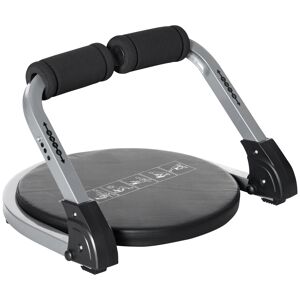 HOMCOM Appareil à abdominaux crunch musculation compact et pliable 3 niveaux de résistance