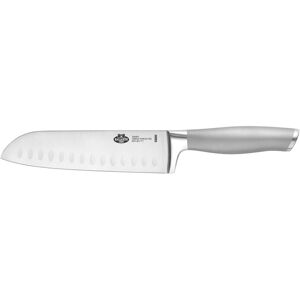 BALLARINI Tanaro Couteau santoku 18 cm, Argent, Tranchant alvéolé