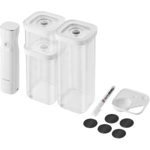 ZWILLING Fresh & Save Kit de démarrage sous vide CUBE, S / 6-pcs, transparent-blanc