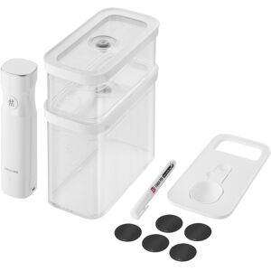 ZWILLING Fresh & Save Kit de démarrage sous vide CUBE, M / 5-pcs, transparent-blanc