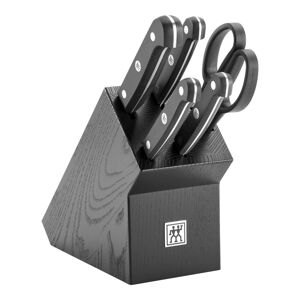 ZWILLING Gourmet Bloc de couteaux 6-pcs, Noir