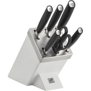 ZWILLING All * Star Bloc de couteaux avec technologie KiS 7-pcs, Blanc