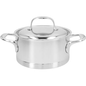 Demeyere Atlantis 7 Faitout avec couvercle 18 cm, Inox 18/10