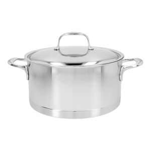 Demeyere Atlantis 7 Faitout avec couvercle 24 cm, Inox 18/10