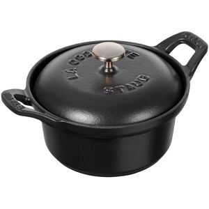 Staub Ligne Vintage La Coquette 12 cm, Rond(e), Noir