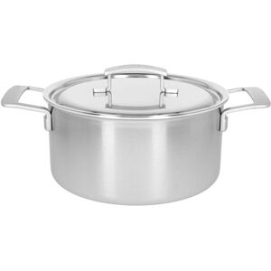 Demeyere Industry 5 Faitout avec couvercle 24 cm, Inox 18/10