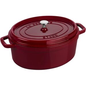 Staub La Cocotte 31 cm, Ovale, Bordeaux, Fonte