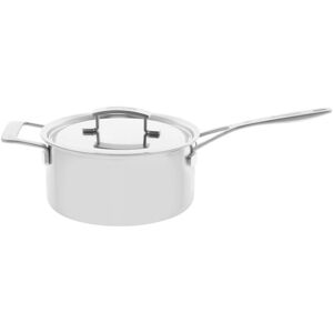 Demeyere Industry 5 Casserole avec couvercle 22 cm, Inox 18/10, Argent