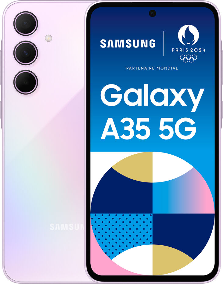 Smartphone Samsung Galaxy A35 5G 128GB Lilas