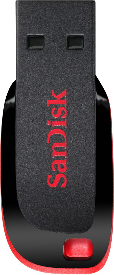 SanDisk Cruzer Blade lecteur USB flash 128 Go USB Type-A 2.0 Noir, Rouge