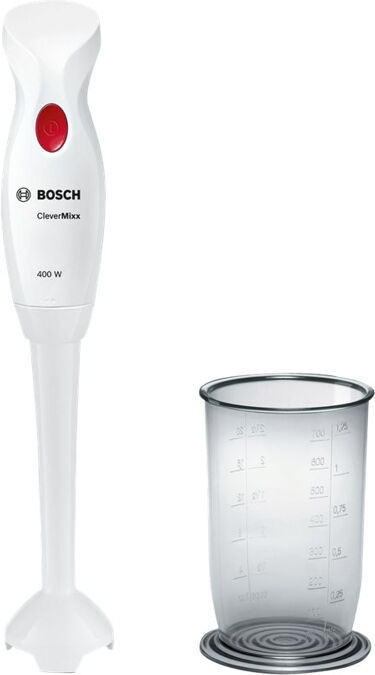 Mixeur plongeant Bosch CleverMixx MSM14100 400 W blanc et rouge