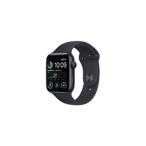 Apple Montre Connectée Apple Watch SE GPS 2ème génération, boîtier Aluminium Minuit 44mm avec Bracelet Sport Minuit - Publicité