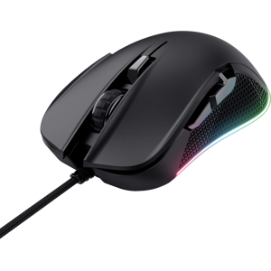 Trust - Souris gaming filaire LED RGB YBAR - Noir