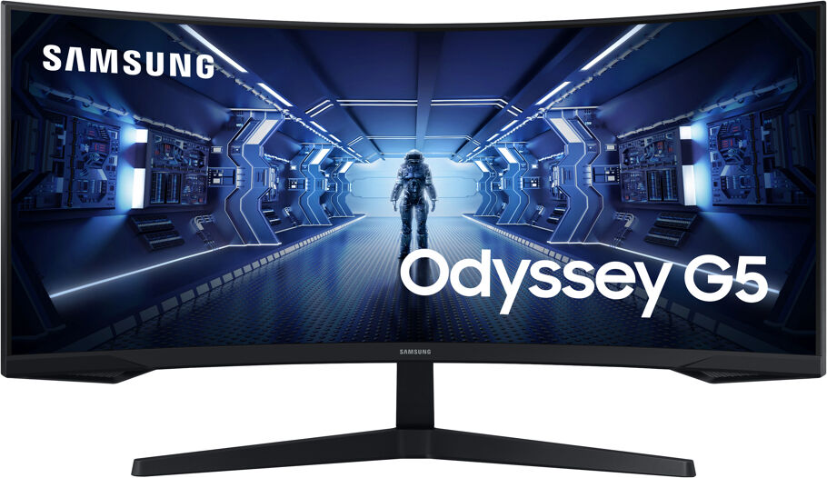 Ecran PC Samsung Odyssey G5 G55T 34" Incurvé UWQHD Noir