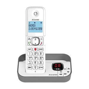 Alcatel F860 Voice Téléphone analogique Identification de l'appelant Gris, Blanc - Publicité