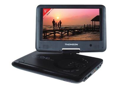 Thomson THP359B Lecteur DVD/Blu-Ray portable Lecteur DVD portable Dessus de table 22,9 cm (9") Noir