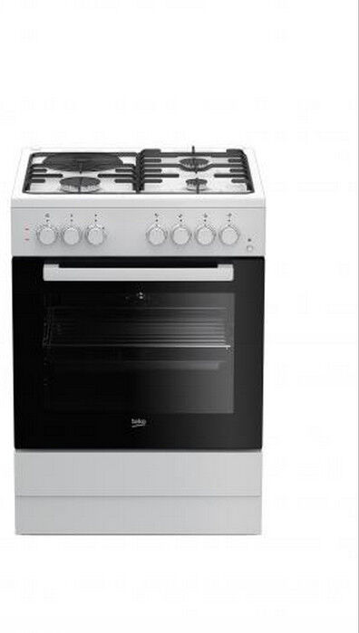 Cuisinière mixte Beko FSS63110DWCS 4 foyers