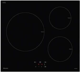Table induction SAUTER SPI9364B 3 foyers