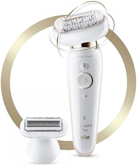 Braun Silk-épil 9 81688635 épilateur 40 pince(s) Blanc, Or