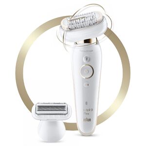 Braun Silk-épil 9 81688635 épilateur 40 pince(s) Blanc, Or