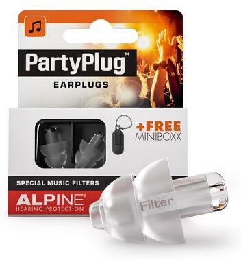 Alpine Casques et bouchons/ PARTYPLUG BLANC