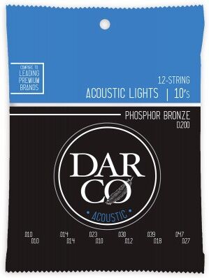 Darco Jeux folk 12 cordes/ D200 PHOSPHOR BRONZE LIGHT 12C 10-47