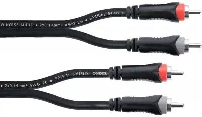 Cordial Câbles RCA/ CBLE AUDIO DOUBLE RCA / RCA 1 M