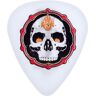 Jim Dunlop Médiators/ BLACKLINE II ALAN FORBES, 36 PACK, FLAME SKULL, WHITE 1.00 MM