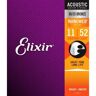 Elixir Jeux de cordes folk 011/ 11027 NANOWEB 80/20 BRONZE CUSTOM LIGHT 11-52