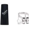 Vandoren Ligatures clarinette Mib/ LIGATURE M/O Mib FINITION ETAIN ET COUVRE BEC PLASTIQUE - LC52PP