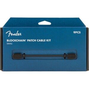 Fender Câbles pour pédales/ BLOCKCHAIN PATCH CABLE KIT BLACK SMALL