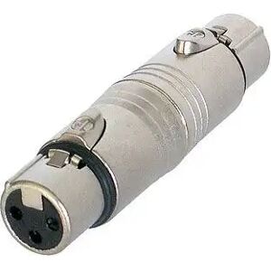 Neutrik Fiches et embases XLR/ NA3FF - ADAPTATEUR XLR 3 FEMELLE / XLR 3 FEMELLE