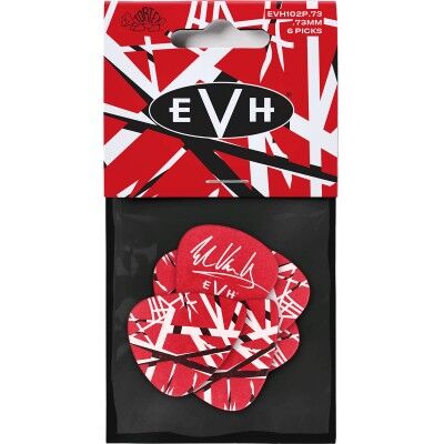 Jim Dunlop Médiators/ MEDIATOR EVH FRANKENSTEIN 0,73MM, SACHET DE 6