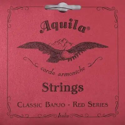 Aquila Cordes pour banjo/ 12B RED JEU BANJO 5 CORDES, DCGCG', TIRANT MDIUM