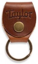 Taylor Guitars Sangles et courroies/ 1516 KEY RING W/PICK HOLDER - MEDIUM BROWN NUBUCK