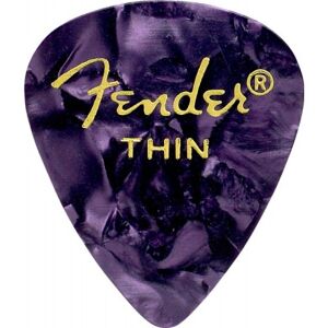 Fender Médiators/ PREMIUM CELLULOID 351 SHAPE PICKS, THIN, PURPLE MOTO LA PIECE