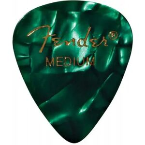 Fender Médiators/ PREMIUM CELLULOID 351 SHAPE PICKS, MEDIUM, GREEN MOTO LA PIECE