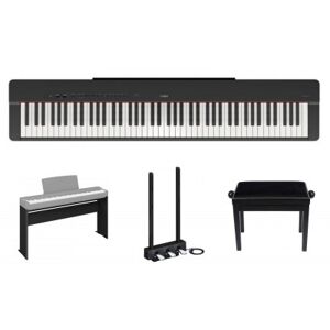 Yamaha Pianos numériques portables/ P-225 NOIR PACK COMPLET