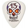 Jim Dunlop Médiators/ BLACKLINE ORIGINAL ALAN FORBES, SACHET DE 36, SKULL, WHITE, 0.73 MM