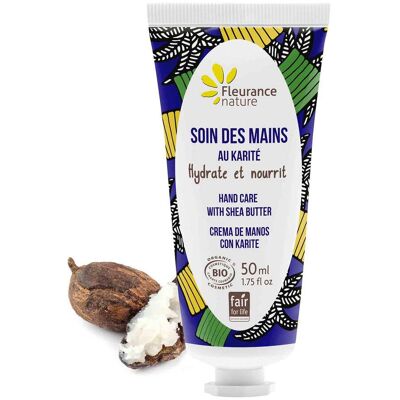 Fleurance Nature Crème pour les Mains au Karité Bio - Aloe & Hydratante - Publicité Fleurance Nature Crème pour les Mains au Karité Bio - Aloe & Hydratante - Publicité
