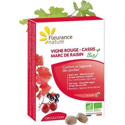 Fleurance Nature Complément Alimentaire Vigne Rouge Cassis Marc de Raisin Bio - Publicité Fleurance Nature Complément Alimentaire Vigne Rouge Cassis Marc de Raisin Bio - Publicité