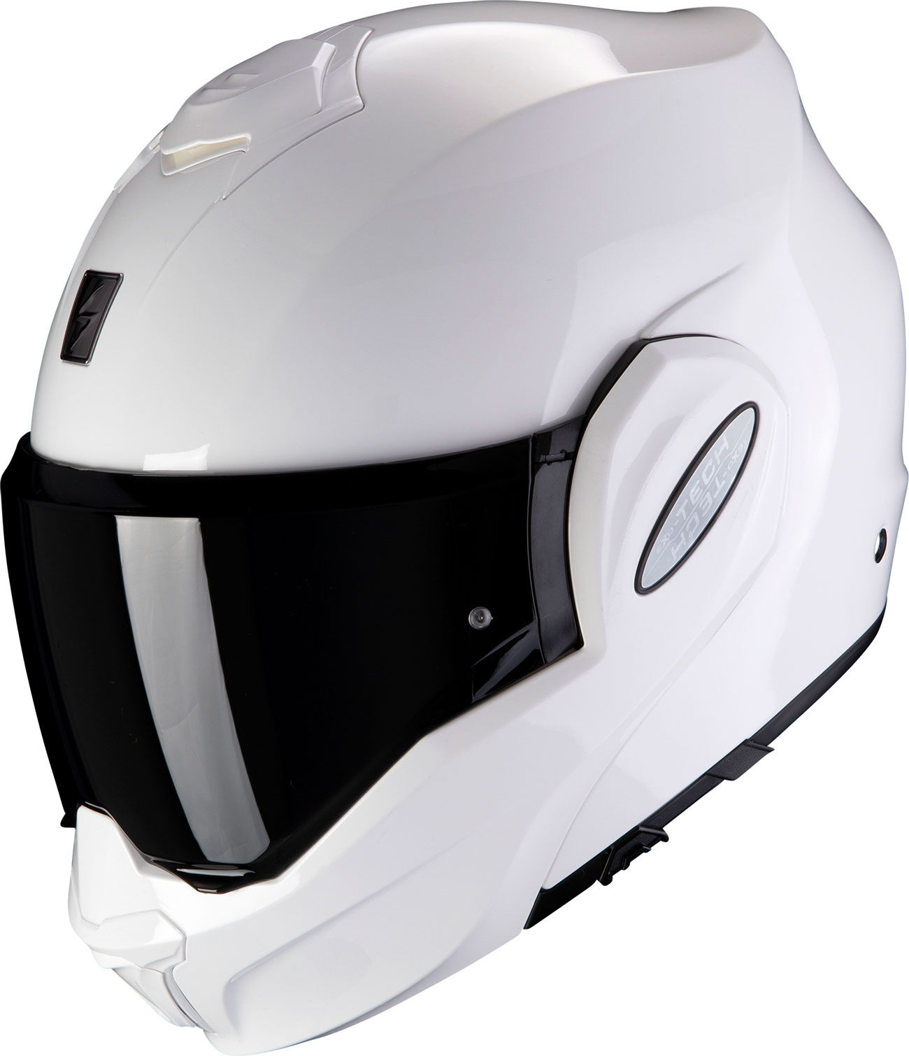 Scorpion EXO-TECH Solid, casque modulaire - Blanc - Size: XL - male