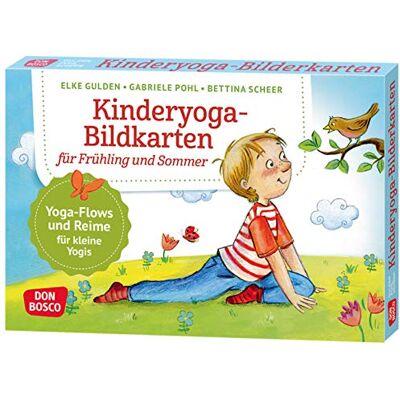 Elke Gulden - Cartes de Yoga pour Enfants de Printemps et Été - Flows et Rimes Éducatifs - Publicité Elke Gulden - Cartes de Yoga pour Enfants de Printemps et Été - Flows et Rimes Éducatifs - Publicité