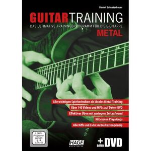 unbekannt Hage - Guitar Training Metal (Mit Daten-Dvd) - Publicité