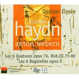 Quatuor Elysee Quartette Op.76/bagatellen Op - Publicité Quatuor Elysee Quartette Op.76/bagatellen Op - Publicité
